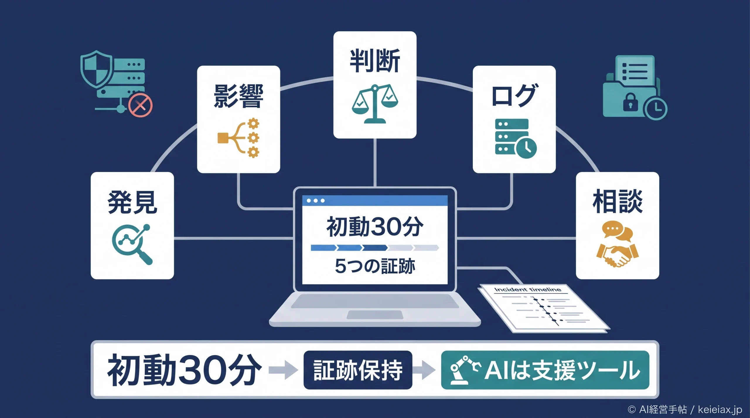 中小企業のセキュリティ初動手順はAI化より先に作る 5項目の証跡ルール