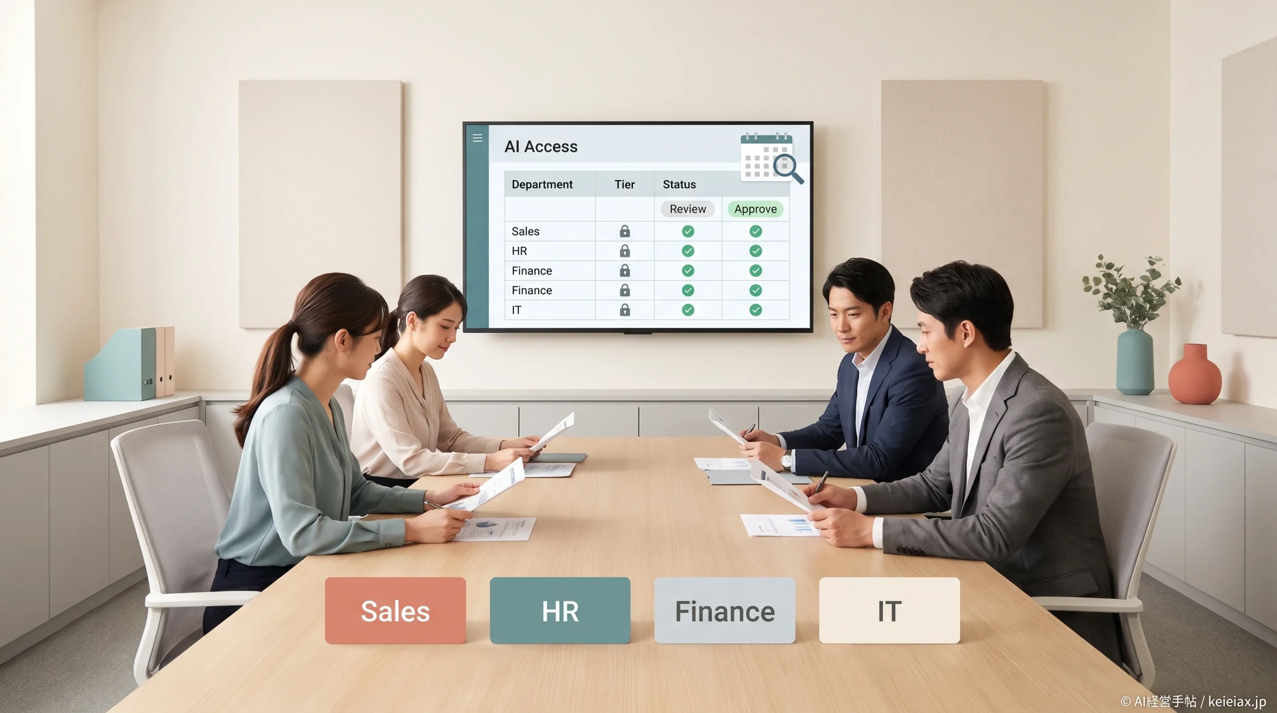 AIツールの利用許可ルールは全社員一律でよいのか 部署別に分ける3つの基準
