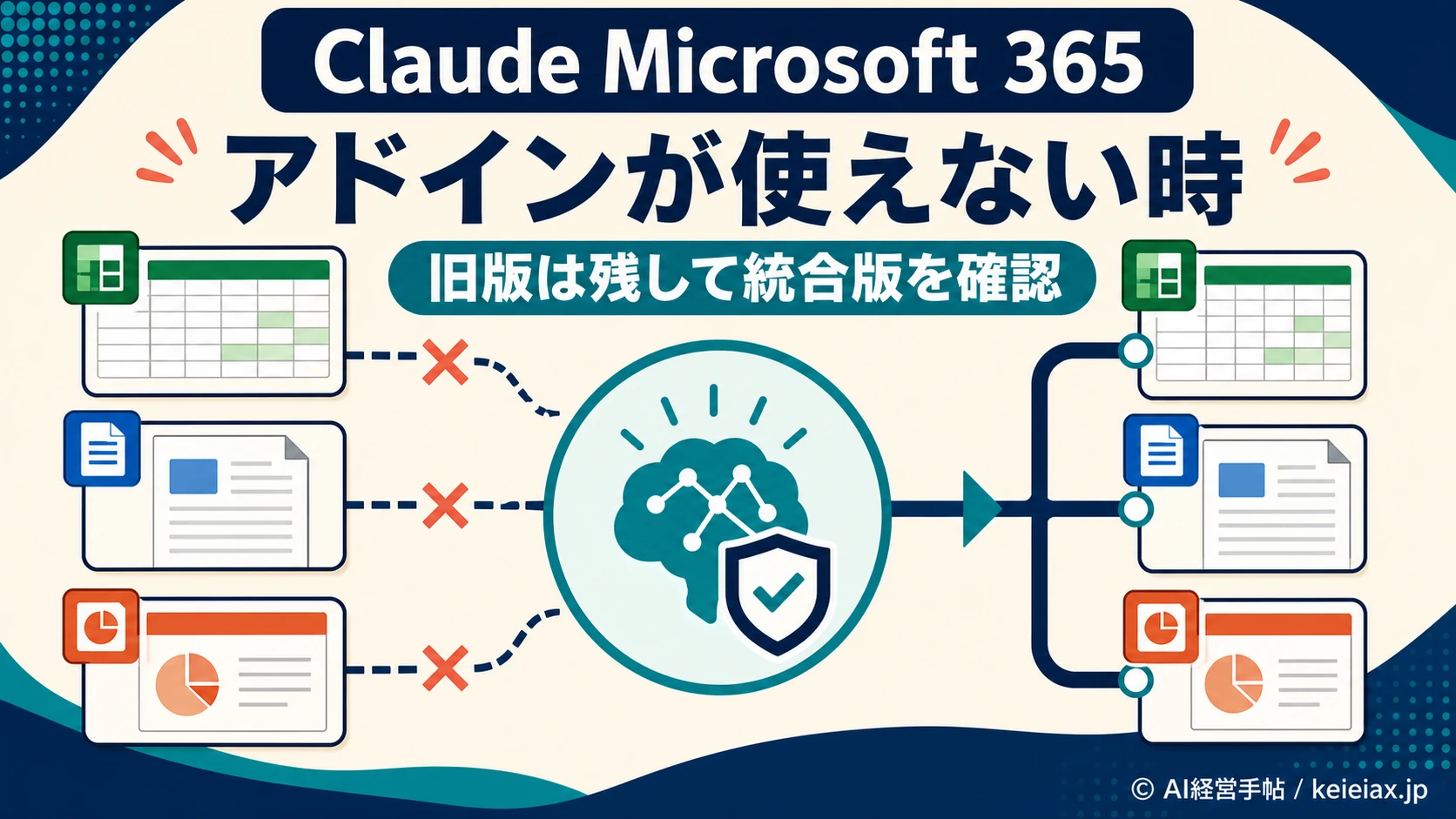 ClaudeのMicrosoft 365アドインが使えない時の公式回避策【旧版利用者は新アドインを確認】