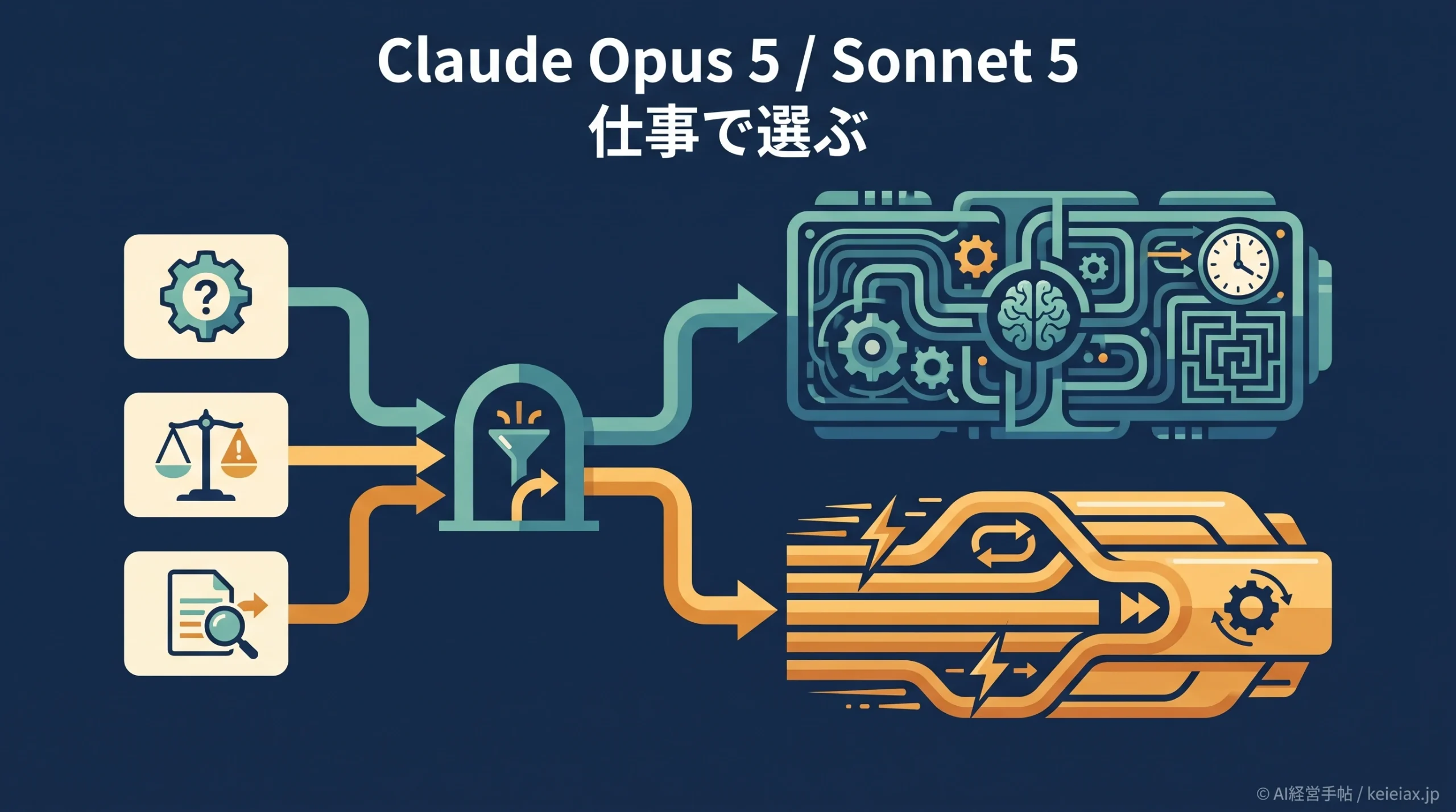 Claude Opus 5とSonnet 5の違いを料金・性能・向いている仕事で比較