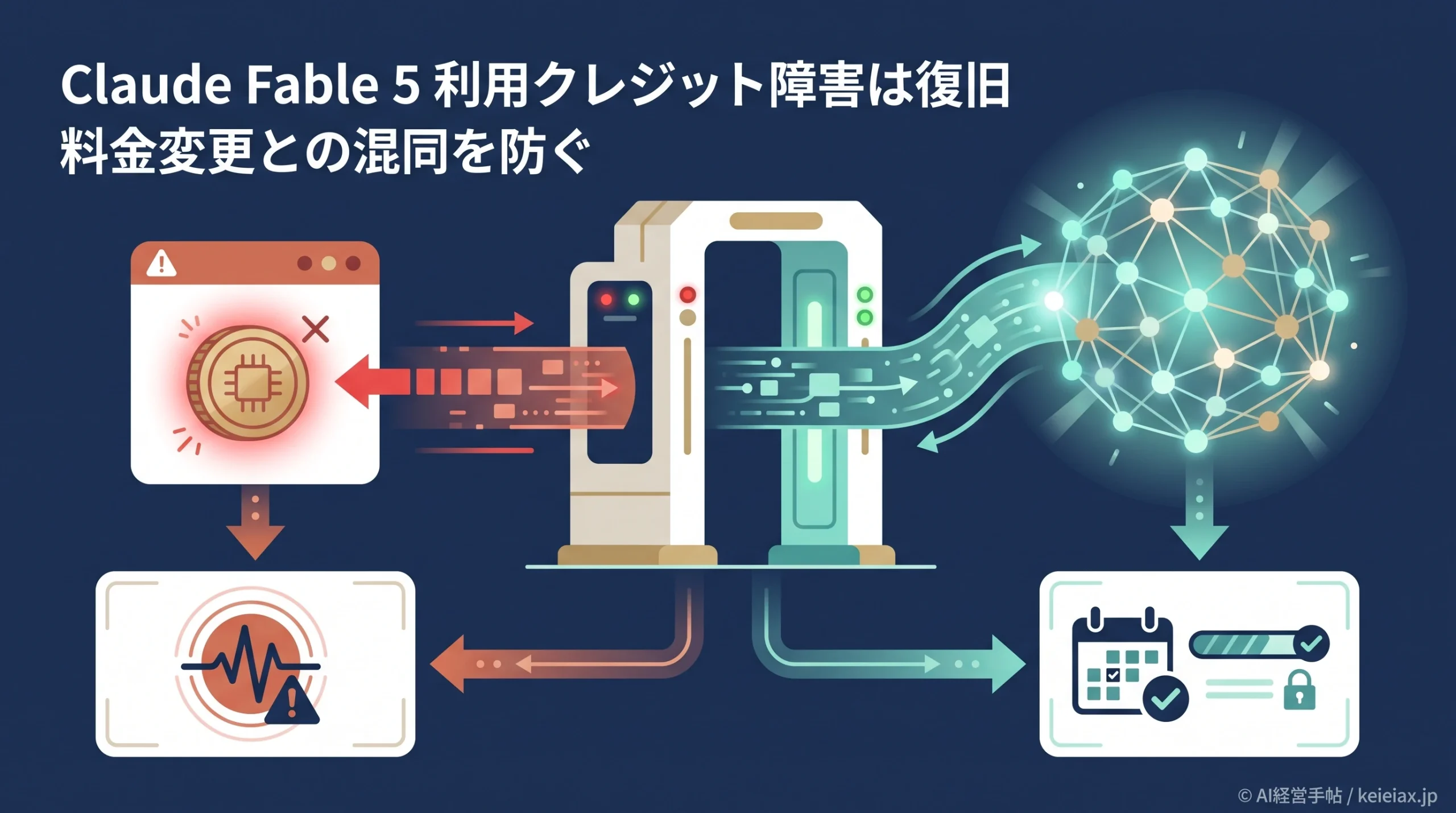 Claude Fable 5の利用クレジット障害は復旧済み　料金変更と誤認しない公式時系列