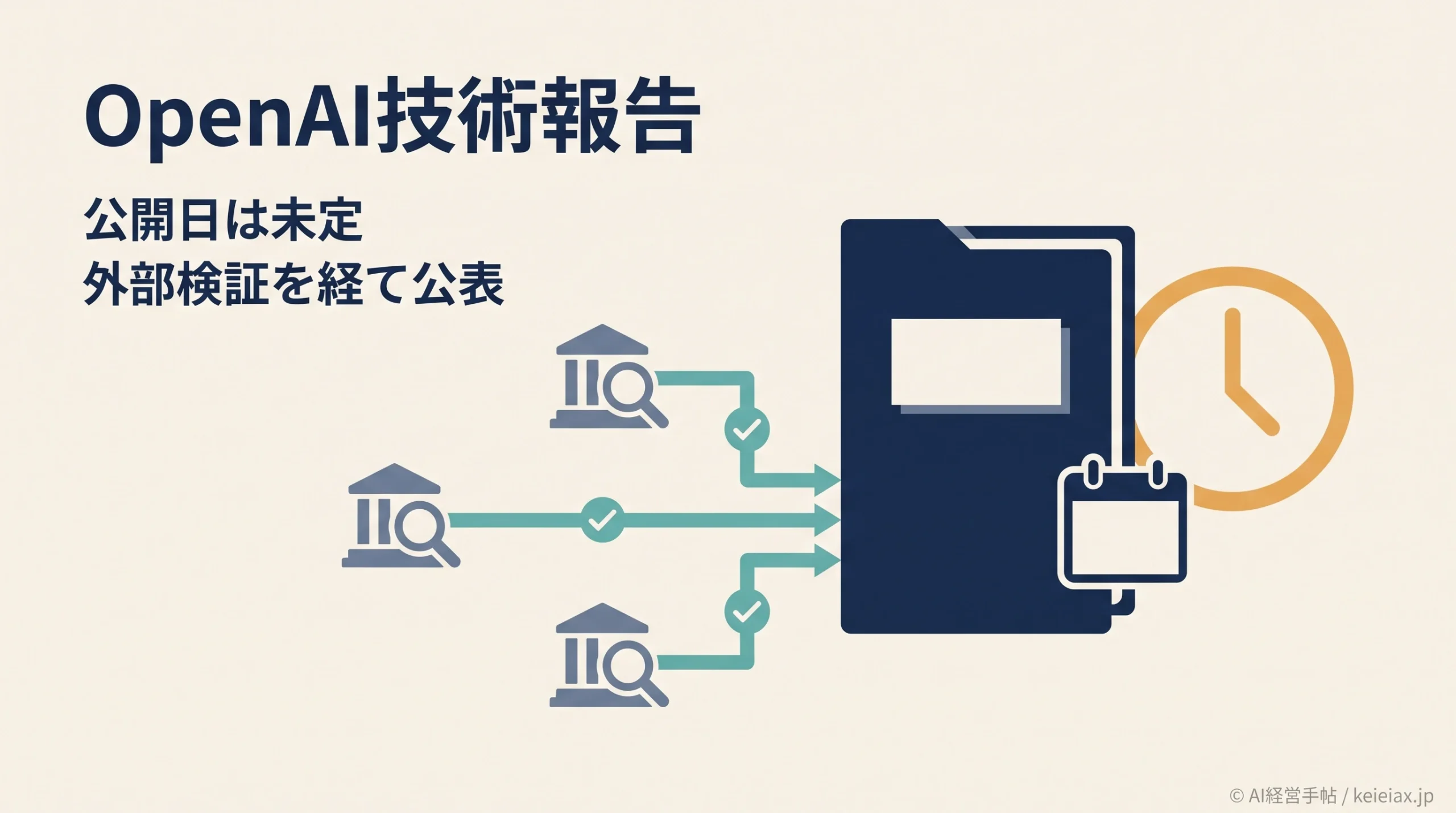 OpenAIとHugging Faceの技術報告はいつ？外部3社の検証で公表される内容