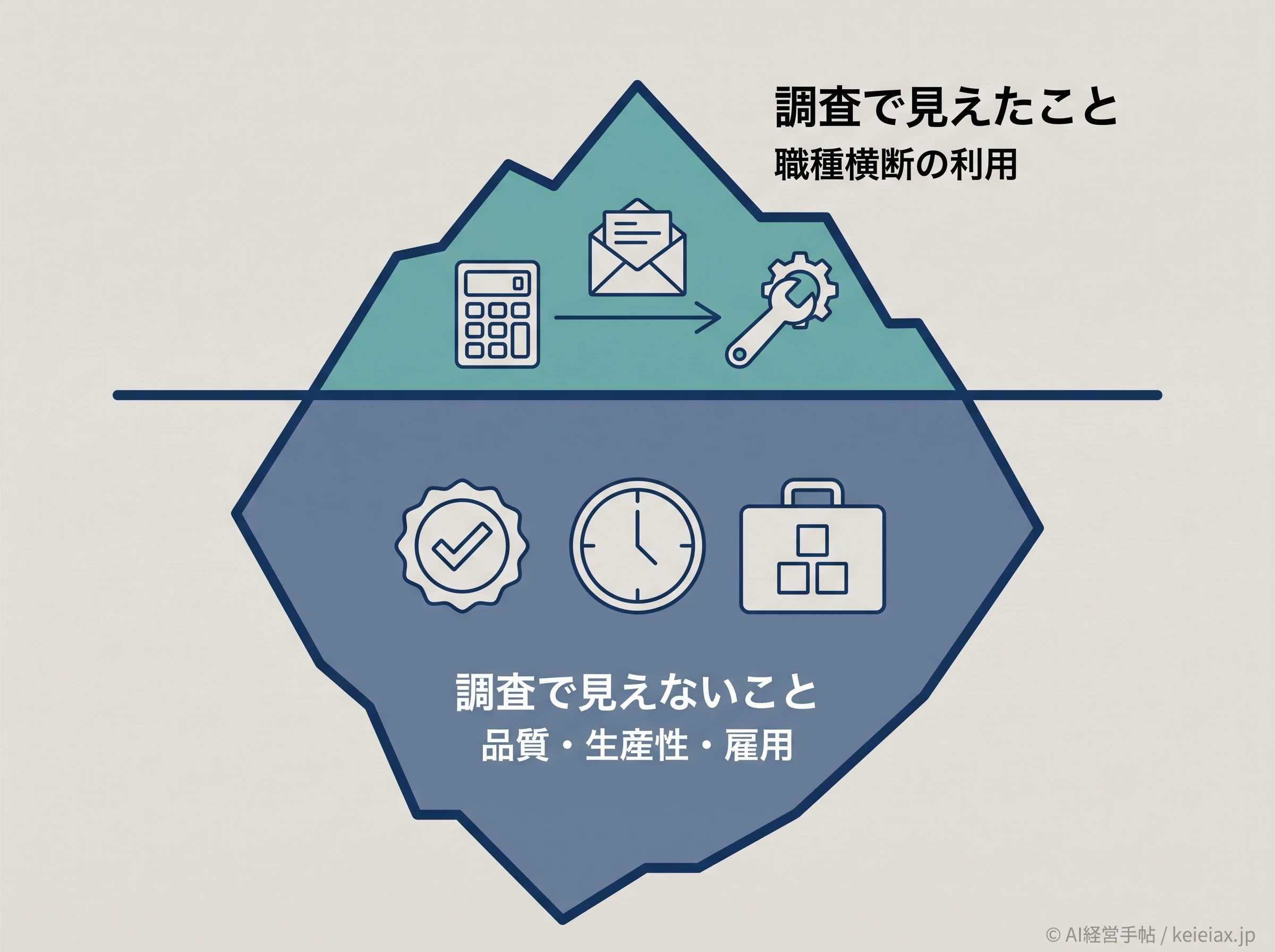 調査で見えた範囲と未測定範囲