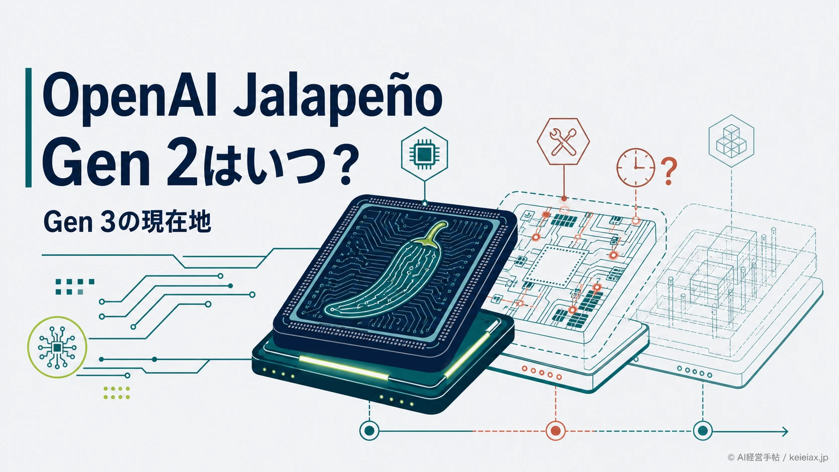 OpenAIのJalapeño(ハラペーニョ)第2世代はいつ？開発中のGen 2と次のGen 3の現在地