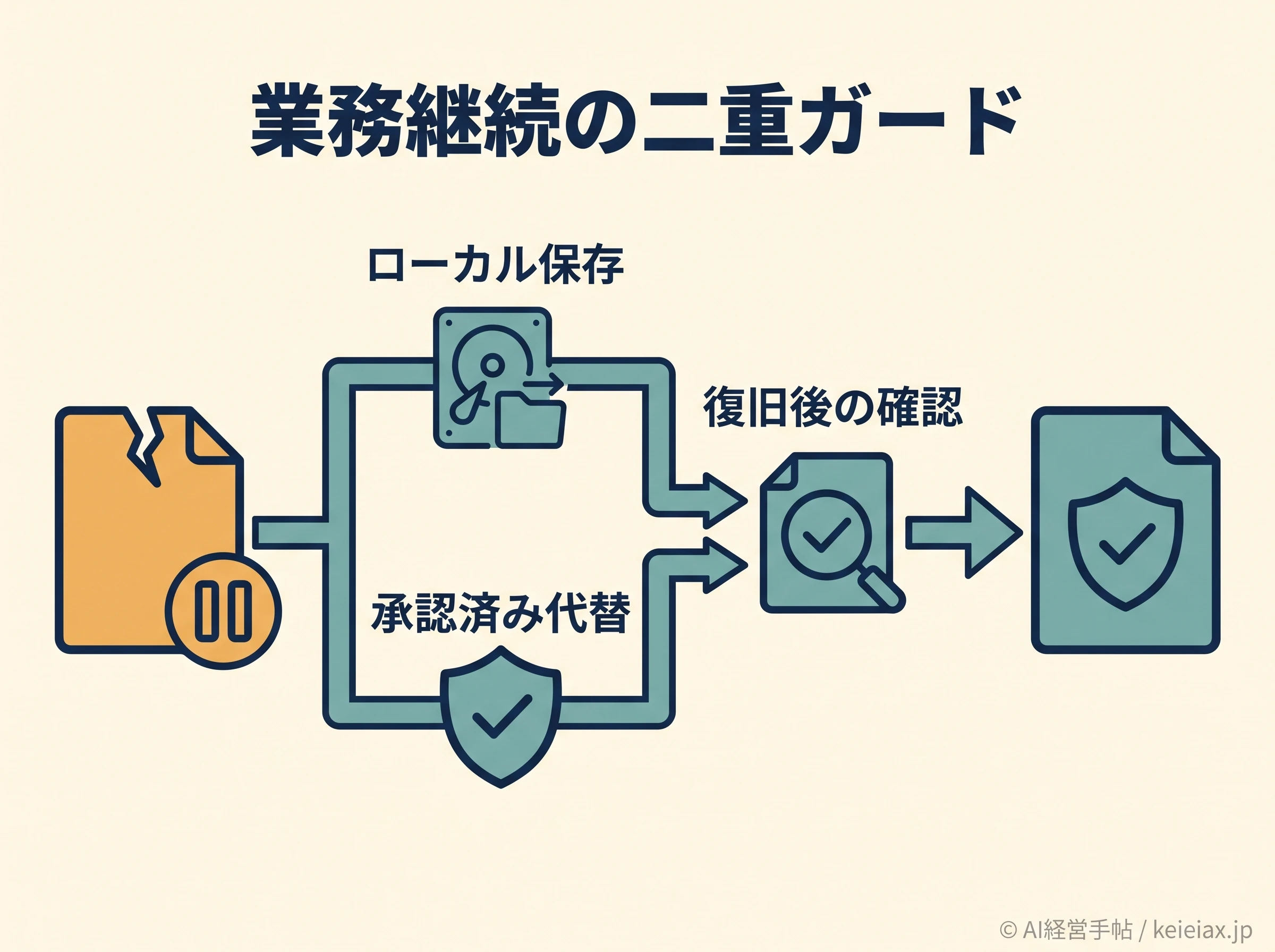 障害中の業務継続を守る二重ガード
