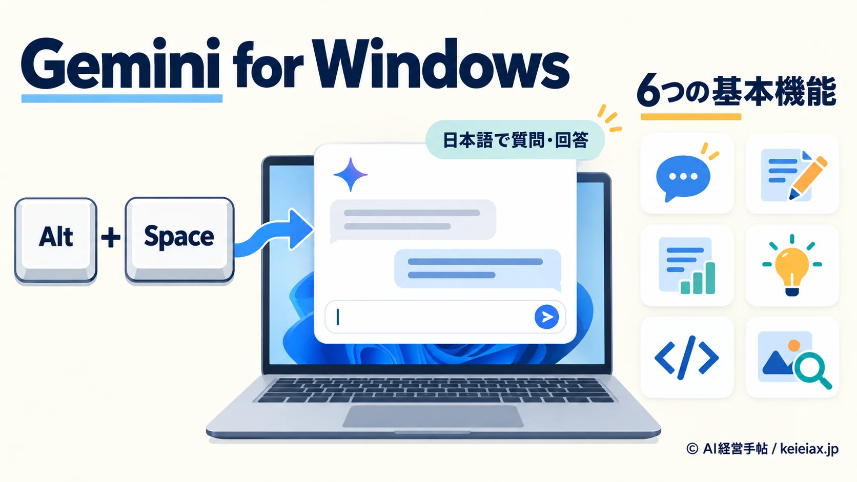 Gemini Windowsアプリとは【日本語で使える新デスクトップ版の6機能】