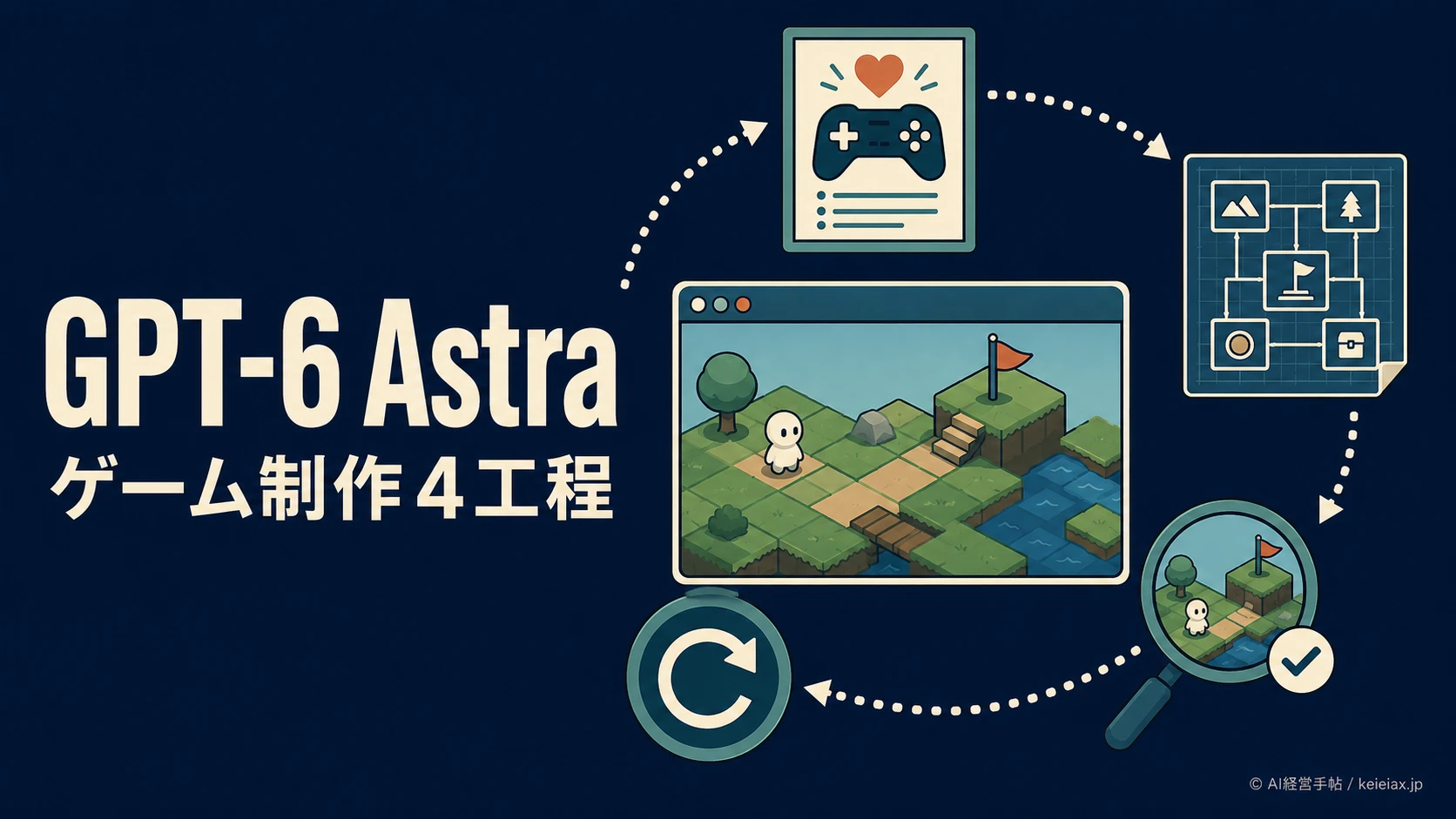 GPT-6 Astraでゲームを作る4工程　完成体験から逆算する公式事例