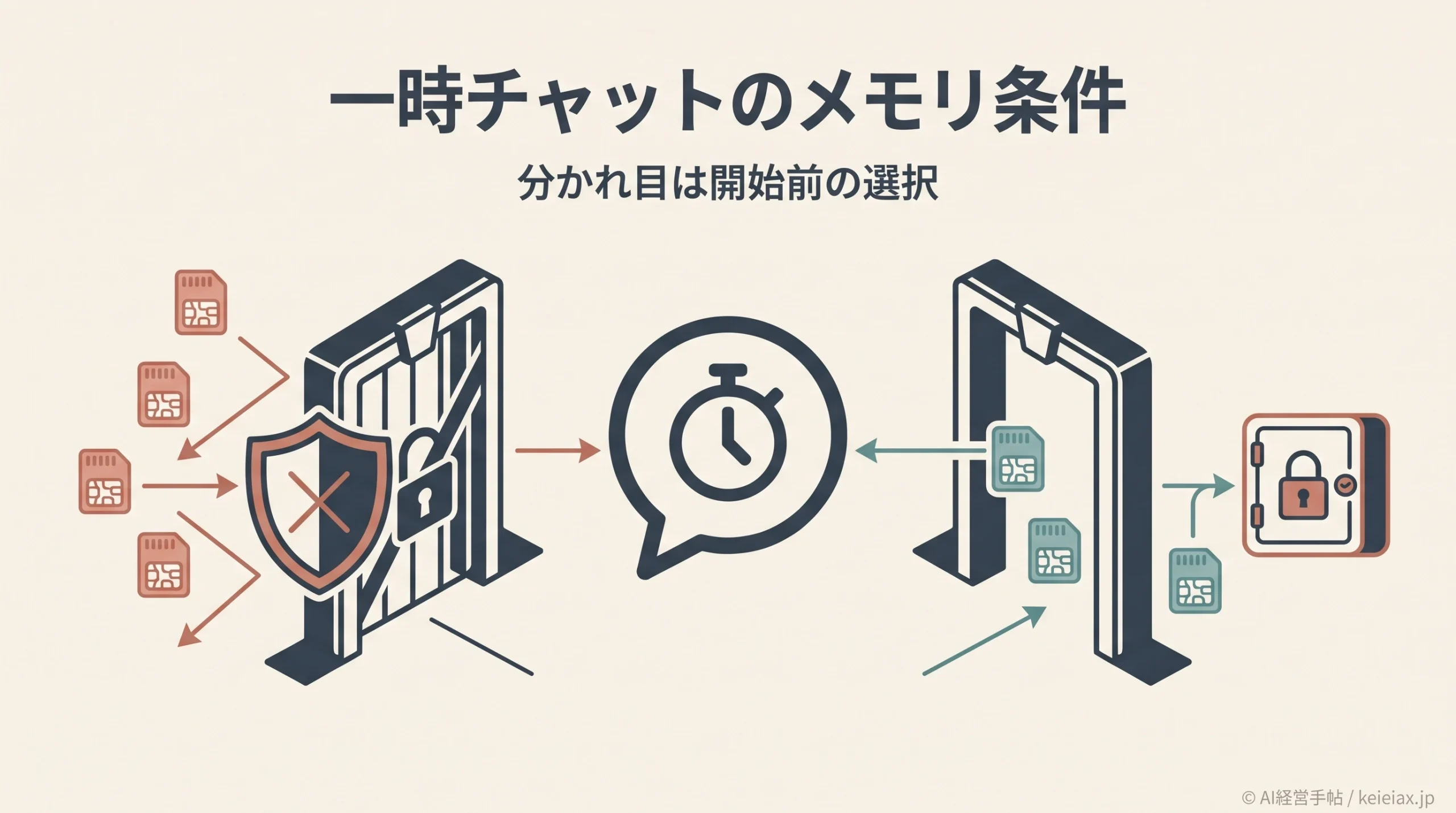 ChatGPT一時チャットがメモリを使う条件【パーソナライズ有無を比較】
