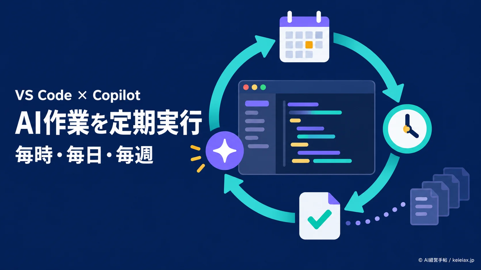 VS CodeでCopilotのAI作業を定期実行できる？毎時・毎日・毎週の自動化がプレビュー開始