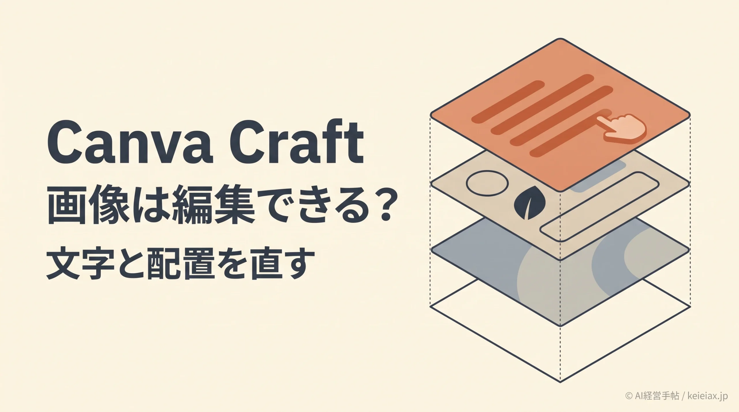 Canva Craftの画像は編集できる？文字や配置を直すMagic Layersとの関係