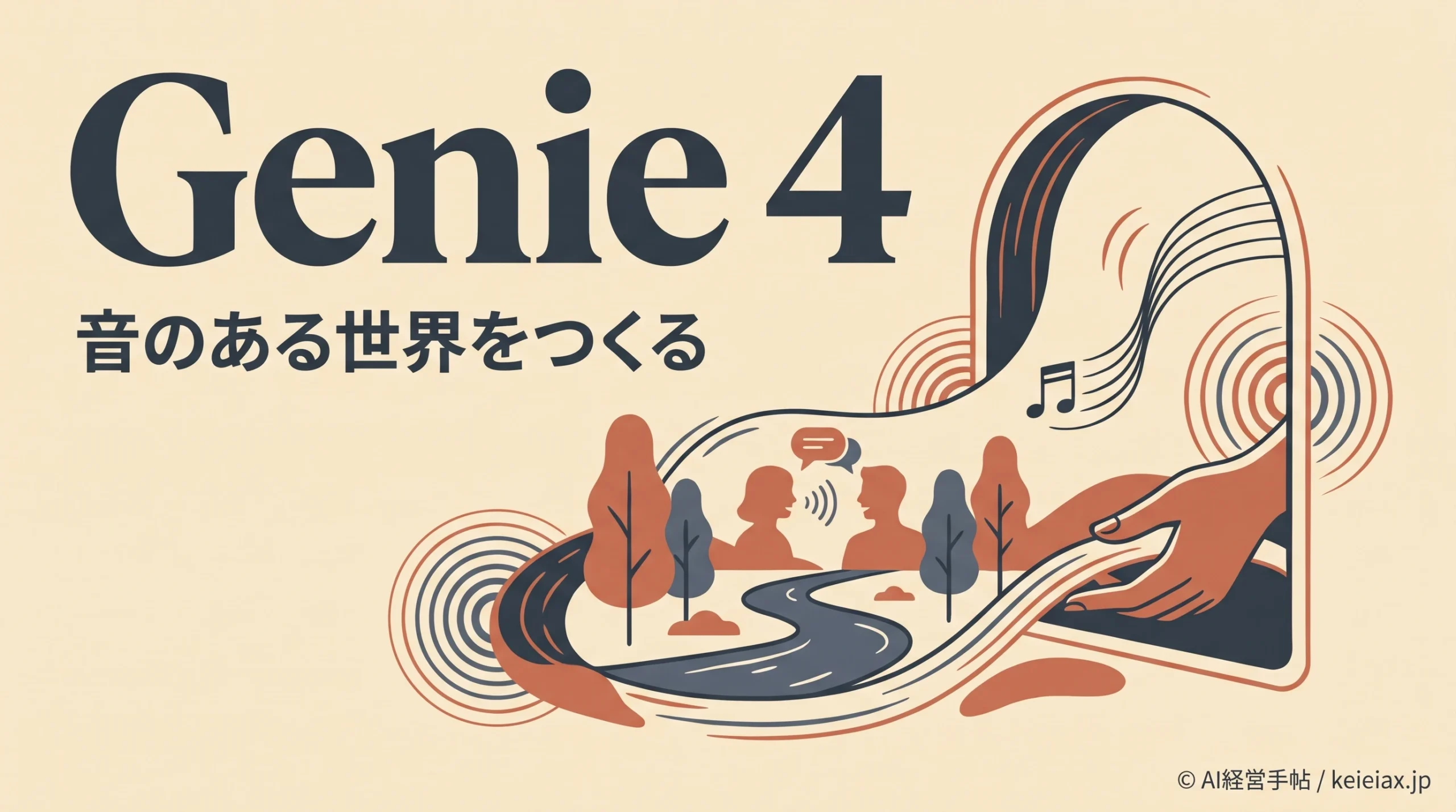 GoogleがGenie 4(ジーニー4)を発表【音と会話がある仮想世界を生成】
