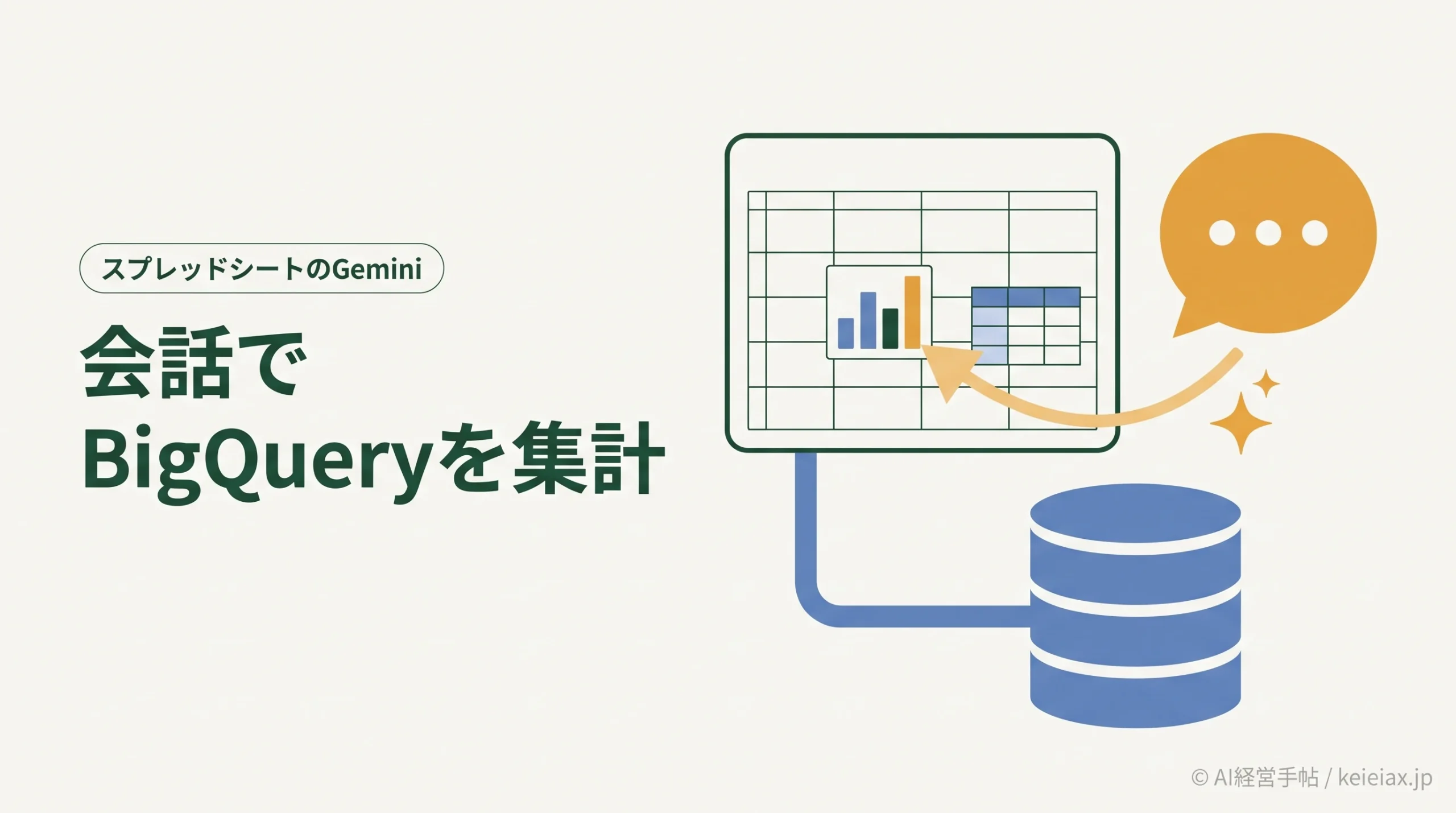 GoogleがスプレッドシートのGemini分析を拡張【BigQueryの全データを会話で集計】