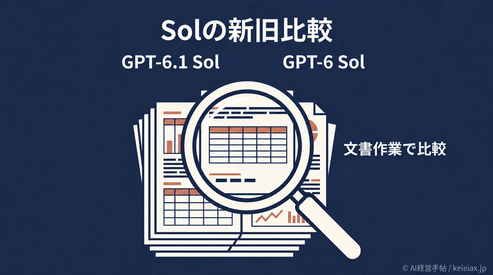 GPT-6.1 Sol(ソル)とGPT-6 Solの違い【文書作業と使える場所を比較】